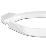 For 2016-2019 Volkswagen Passat Painted White Front Bumper Splitter Spoiler Lip + 86" x 4" Universal Painted White Side Skirt Extension Rocker Splitters Lip