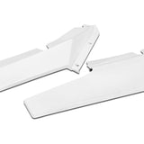 For 2016-2022 Chevy Camaro 1LE-Style Painted White Front Bumper Body Spoiler Lip + 31"x4" Universal Painted White Side Skirt Rocker Splitters Diffuser Winglet Wind  5pcs