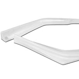 For 2017-2019 Subaru Impreza ST-Style Painted White Front Bumper Spoiler Lip 3pc + 86" x 4" Universal Painted White Side Skirt Extension Rocker Splitters Lip 9pcs
