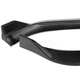 For 2013-2016 Audi A5 / S5 S-Line Matt Black Front Bumper Spoiler Splitter Lip + 86" x 4" Universal Black Side Skirt Extension Rocker Splitters Diffuser Lip 9pcs