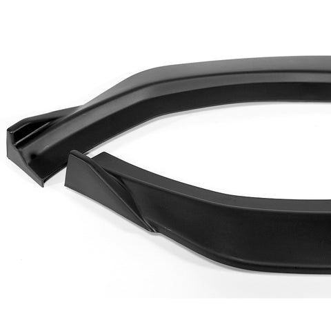 For 2020-2022 Audi A4 S4 B10 S-Line Matt Black Front Bumper Spoiler Splitter Lip + 86" x 4" Universal Black Side Skirt Extension Rocker Splitters Diffuser Lip  9pcs
