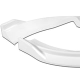For 2013-2020 Nissan 370Z GT-Style Painted White Front Bumper Body Spoiler Lip + 31"x4" Universal Painted White Side Skirt Rocker Splitters Diffuser Winglet Wind  5pcs