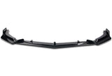 For 2019-2021 Chevrolet Malibu Painted Black Front Bumper Lip Spoiler Splitter 3pcs + For 2016-2024 Chevy Malibu W-Power Pearl Black V-Style Trunk Lid Spoiler Wing