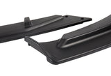 For 2019-2021 Chevrolet Malibu Unpainted Black Front Bumper Body Kit Lip 3pcs + For 2016-2024 Chevy Malibu W-Power Unpainted Black V-Style Trunk Spoiler Wing