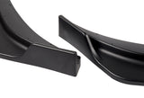 For 2019-2021 Chevrolet Malibu Unpainted Black Front Bumper Body Kit Lip 3pcs + For 2016-2024 Chevy Malibu W-Power Unpainted Black V-Style Trunk Spoiler Wing