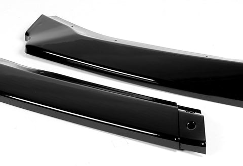 For 2013-2016 Scion FR-S/Toyota 86 CS-Style Painted Black Front Bumper Lip 3pcs + For 2013-2020 Scion FR-S/Subaru BRZ Smoke Acrylic Rear Window Roof Visor Spoiler