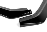For 2013-2016 Scion FR-S/Toyota 86 CS-Style Painted Black Front Bumper Lip 3pcs + For 2013-2020 Scion FR-S/Subaru BRZ Smoke Acrylic Rear Window Roof Visor Spoiler
