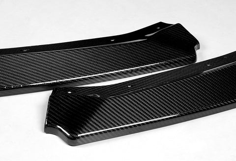 For 2013-2016 Scion FR-S/Toyota 86 Real Carbon Fiber Front Bumper Body Kit Lip 3pcs + For 2013-2020 Subaru BRZ Scion FRS FR-S Carbon Fiber Rear Trunk Spoiler Lid Wing
