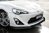 For 2013-2016 Scion FR-S/Toyota 86 Real Carbon Fiber Front Bumper Body Kit Lip 3pcs + For 2013-2020 Subaru BRZ Scion FRS FR-S Carbon Fiber Rear Trunk Spoiler Lid Wing