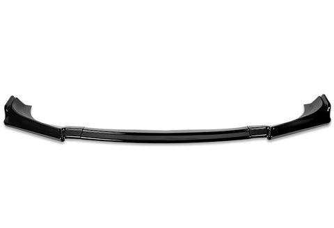 For 2013-2016 Hyundai Genesis Coupe Painted Black KS-Style Front Bumper Body Lip 3pcs + For 2010-2016 Hyundai Genesis Coupe W-Power Pearl Black Rear Roof Visor Spoiler