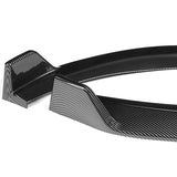 For 2011-2014 Hyundai Sonata STP-Style Carbon Look Front Bumper Body Spoiler Lip 3pcs + For 2011-2014 Hyundai Sonata W-Power Carbon Painted V-Style Trunk Spoiler Wing