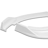 For 2017-2021 Alfa Romeo Giulia Painted White Front Bumper Body Kit Spoiler Lip 3pcs + For 2017-2023 Alfa Romeo Giulia W-Power Pearl White V-Style Trunk Spoiler Wing +