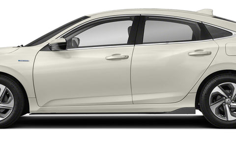 For 2021-2024 Kia Optima K5 Matt Black Front Bumper Body Splitter Spoiler Lip + 86" x 4" Universal Black Side Skirt Extension Rocker Splitters Diffuser Lip 9pcs