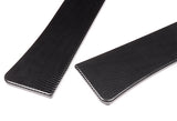 For 2013-17 Hyundai Elantra GT Hatchback Carbon Painted Front Bumper Spoiler Lip + 86" x 4" Universal Carbon Look Side Skirt Extension Rocker Splitters Lip 9pcs