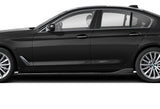 For 2013-2016 Audi A4 Quattro S4 Painted Black Front Bumper Splitter Spoiler Lip + 59" x 4" Universal Painted Black Side Skirt Extension Rocker Splitters Lip 9pcs