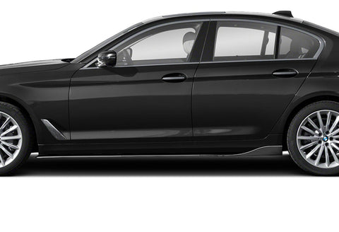 For 2013-2016 Audi A4 Quattro S4 Painted Black Front Bumper Splitter Spoiler Lip + 59" x 4" Universal Painted Black Side Skirt Extension Rocker Splitters Lip 9pcs