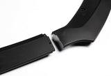 For 2015-2017 Ford Mustang Unpainted BLK Front Bumper Body Kit Spoiler Lip 3PCS  +For 2015-2023 Ford Mustang Coupe Shark Fin Matt Black Vortex Rear Roof Spoiler