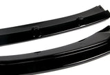 For 2017-2018 Hyundai Elantra Painted Black Front Bumper Body Spoiler Lip + For 2017-2018 Hyundai Elantra W-Power Pearl Black V-Style Trunk Lid Spoiler Wing