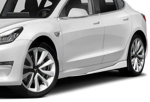 For 2013-17 Hyundai Elantra GT Hatchback Painted White Front Bumper Spoiler Lip + 31"x4" Universal Painted White Side Skirt Rocker Splitters Diffuser Winglet Wind  5pcs