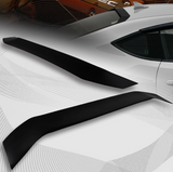 For 2013-2016 Scion FR-S/Toyota 86 CS-Style Painted Black Front Bumper Lip 3pcs + For 2013-2020 Scion FR-S/Subaru BRZ Smoke Acrylic Rear Window Roof Visor Spoiler