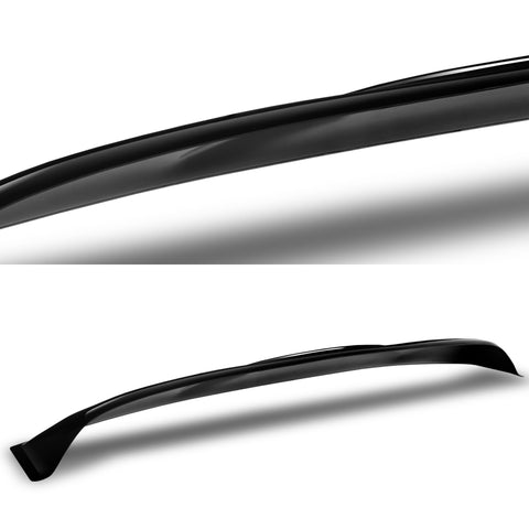 For 2010-2015 Chevy Camaro Coupe Black ABS Rear Window Roof Visor Spoiler Wing + For 2010-2015 Chevy Camaro ABS Black Side Window Louvers Scoop Cover Vent