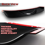 For 2010-2015 Chevy Camaro Coupe Black ABS Rear Window Roof Visor Spoiler Wing + For 2010-2015 Chevy Camaro ABS Black Side Window Louvers Scoop Cover Vent