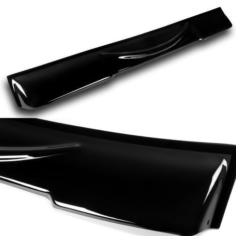 For 2011-2023 Dodge Charger Black ABS Rear Window Roof Visor Spoiler Wing + For 2008-2023 Dodge Challenger ABS Black Side Window Louvers Scoop Cover Vent