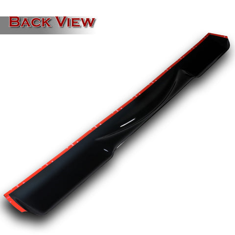 For 2011-2023 Dodge Charger Black ABS Rear Window Roof Visor Spoiler Wing + For 2008-2023 Dodge Challenger ABS Black Side Window Louvers Scoop Cover Vent