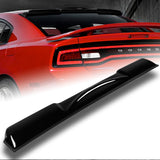 For 2011-2023 Dodge Charger Black ABS Rear Window Roof Visor Spoiler Wing