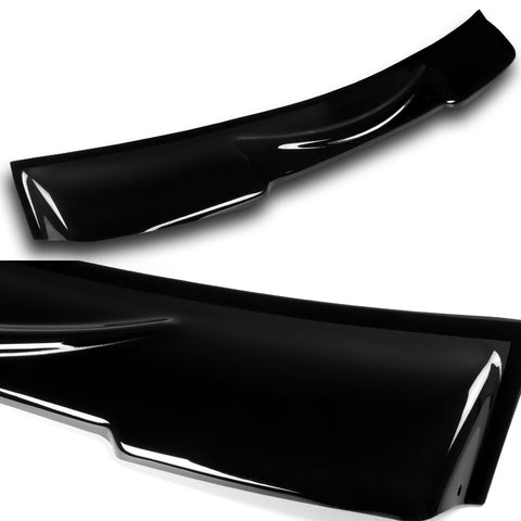 For 2014-2021 Infiniti Q50 Black ABS Plastic Rear Window Roof Visor Spoiler Wing