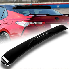 For 2018-2022 Toyota Camry Black ABS Plastic Rear Window Roof Visor Spoiler Wing