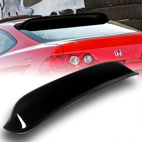 For 2002-2006 Acura RSX ABS Plastic Black Rear Roof Spoiler Window Visor Wing