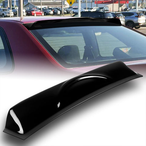 For 1997-2001 Honda Prelude Black Acrylic Rear Window Roof Visor Spoiler Wing