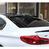 For 2017-2023 BMW 5-Series Sedan G30 V-Style Carbon Fiber Rear Roof Spoiler Wing