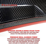 For 2017-2023 Audi A4 S4 Sedan Real Carbon Fiber Rear Roof Window Spoiler Wing