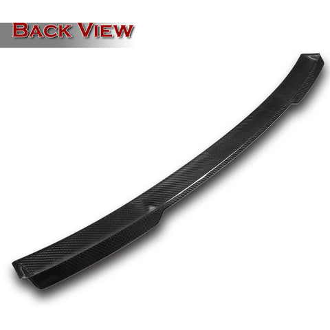 For 2009-2014 Acura TSX V-Style Carbon Fiber Rear Window Roof Visor Spoiler Wing