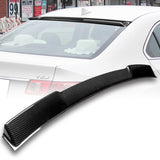 For 2009-2014 Acura TSX Sedan V-Style Carbon Fiber Duckbill Trunk Spoiler Wing  + For 2009-2014 Acura TSX V-Style Carbon Fiber Rear Window Roof Visor Spoiler Wing