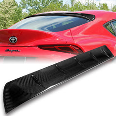 For 2020-2023 Toyota GR Supra A90 Carbon Fiber Rear Roof Visor Window Spoiler