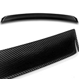 For 2020-2024 Tesla Model Y Real Carbon Fiber Front Bumper Spoiler Splitter Lip 3pcs + For 2020-2024 Tesla Model Y Carbon Fiber Rear Roof Window Visor Spoiler Wing
