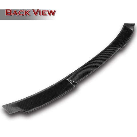 For 2016-2020 Kia Optima K5 V-Style Carbon Fiber Rear Trunk Lid Spoiler Wing + For 2016-2020 Kia Optima K5 V-Style Carbon Fiber Rear Roof Window Spoiler Wing
