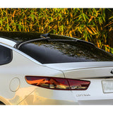 For 2016-2020 Kia Optima K5 V-Style Carbon Fiber Rear Trunk Lid Spoiler Wing + For 2016-2020 Kia Optima K5 V-Style Carbon Fiber Rear Roof Window Spoiler Wing