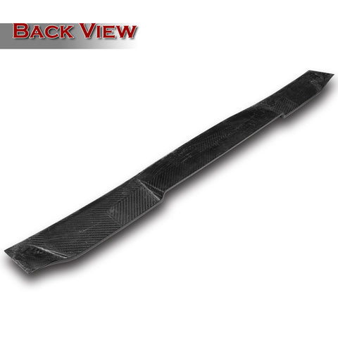 For 2010-2012 Hyundai Genesis Coupe Real Carbon Fiber Front Bumper Spoiler Lip 3pcs + For 2010-2016 Hyundai Genesis Coupe 2DR OE-Style Carbon Fiber Trunk Spoiler Wing + For 2010-2016 Hyundai Genesis Coupe Carbon Fiber Rear Roof Visor Window Spoiler