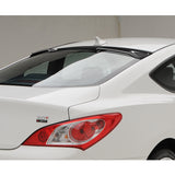 For 2010-2012 Hyundai Genesis Coupe Real Carbon Fiber Front Bumper Spoiler Lip 3pcs + For 2010-2016 Hyundai Genesis Coupe 2DR OE-Style Carbon Fiber Trunk Spoiler Wing + For 2010-2016 Hyundai Genesis Coupe Carbon Fiber Rear Roof Visor Window Spoiler