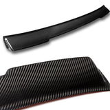 For 2016-2018 Chevy Camaro Real Carbon Fiber ZL1 Style Front Bumper Body Kit Lip 3pcs + For 2016-2018 Chevy Camaro Coupe Real Carbon Fiber Rear Window Roof Spoiler Wing