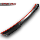 For 2016-2018 Chevy Camaro Real Carbon Fiber ZL1 Style Front Bumper Body Kit Lip 3pcs + For 2016-2018 Chevy Camaro Coupe Real Carbon Fiber Rear Window Roof Spoiler Wing