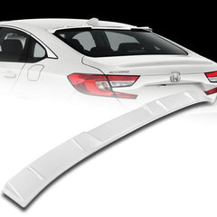 For 2018-2022 Honda Accord Sedan W-Power ABS Pearl White Rear Roof Spoiler Wing