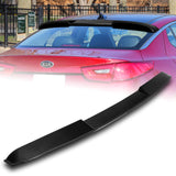 For 2011-2013 Kia Optima W-Power Carbon Painted V-Style Rear Trunk Spoiler Wing + For 2011-2015 Kia Optima W-Power Carbon Look Rear Roof Window Visor Spoiler Wing