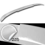 For 2021-2024 Kia K5 W-Power ABS Pearl White V-Style Rear Trunk Lid Spoiler Wing  + For 2021-2024 Kia K5 W-Power Pearl White Rear Roof Window Visor Spoiler Wing