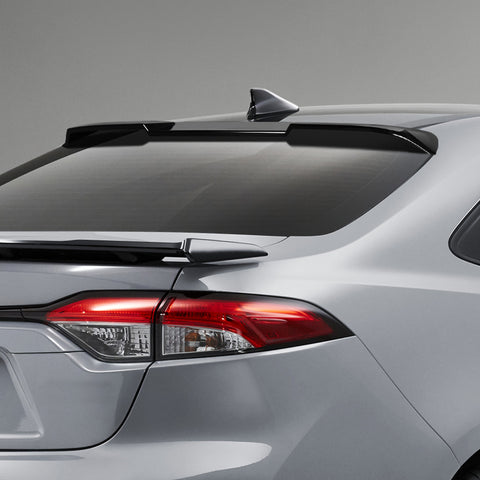 For 2020-2023 Toyota Corolla Sedan W-Power Pearl Black Rear Roof Visor Spoiler