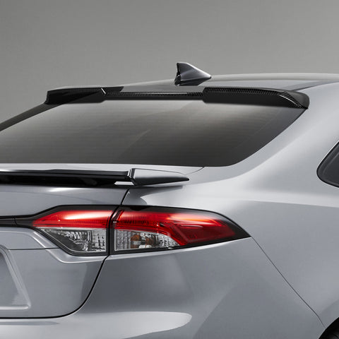 For 2020-2023 Toyota Corolla Sedan W-Power Carbon Look Rear Roof Visor Spoiler